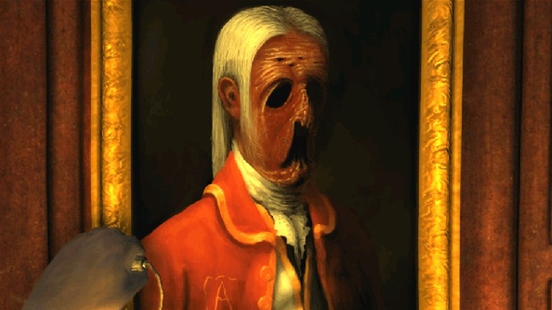 creepy painting