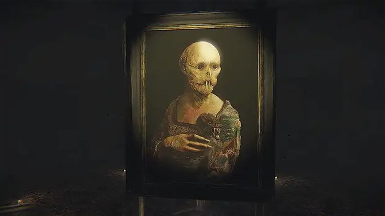 creepy painting