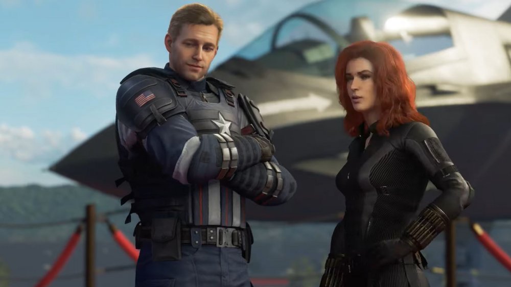 Black Widow and Captain America in Marvel's Avengers