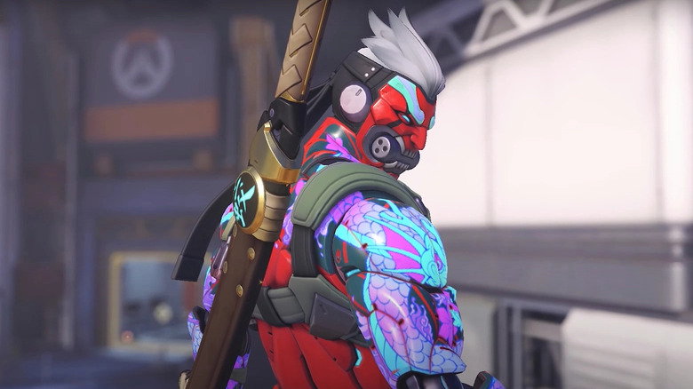 Overwatch 2's mythic Genji skin