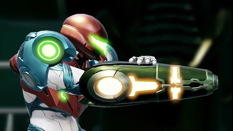 Samus in Metroid Dread trailer