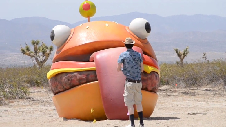 Durr Burger statue in real life