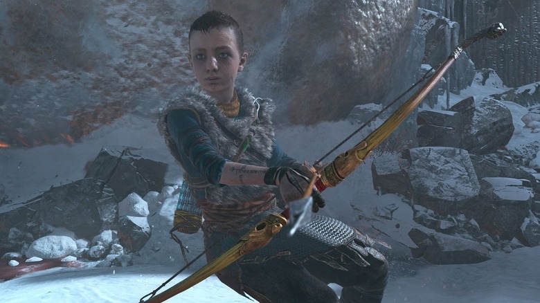 God of War 2018 Atreus Dodging