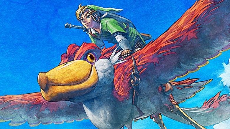 Link and Loftwing artwork