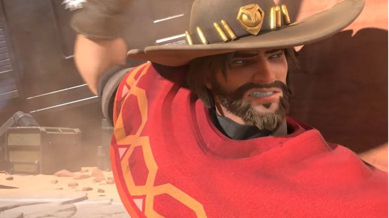 Overwatch Cowboy Hero Beard Cool Blanket