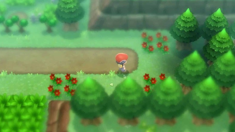 Trainer in Eterna Forest