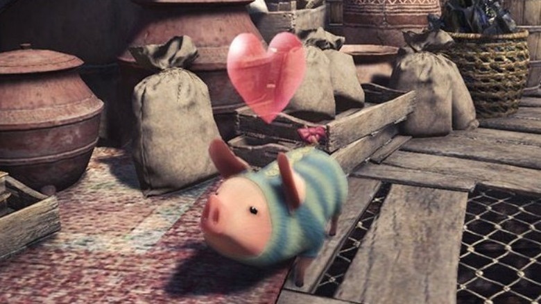 Happy Poogie in its base costume