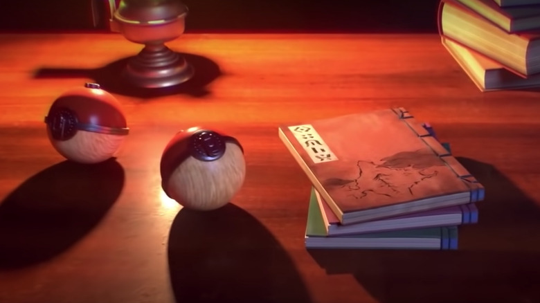 Wooden Pokeballs and Books