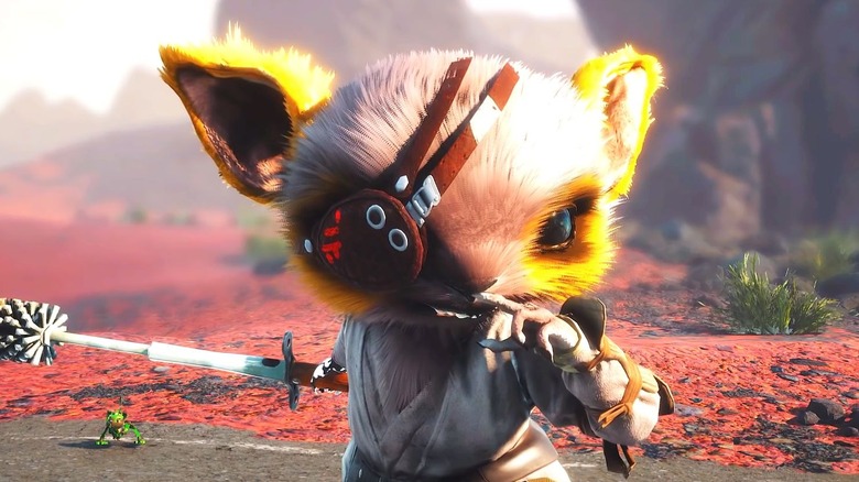 Biomutant with toilet brush
