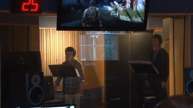 TLOU voice cast watching game