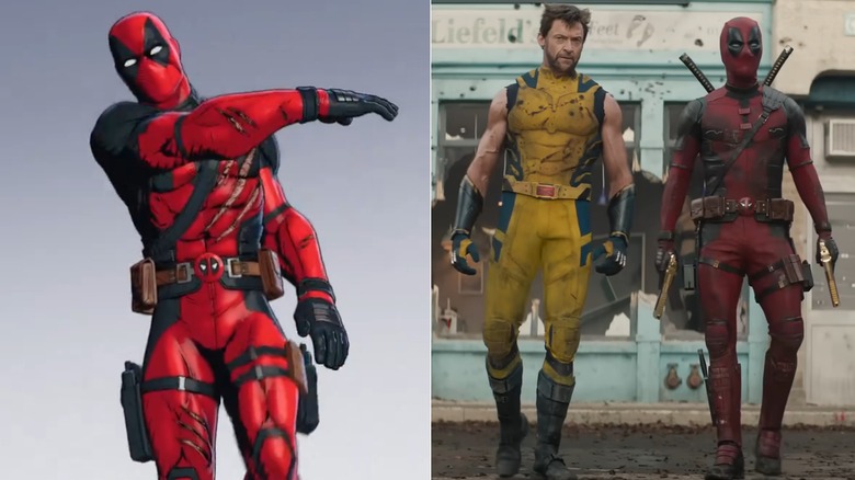 Deadpool dancing, Deadpool & Wolverine walking