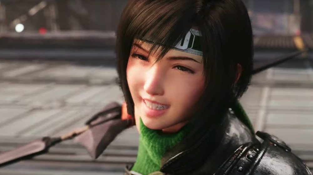 Yuffie Kisaragi smiling