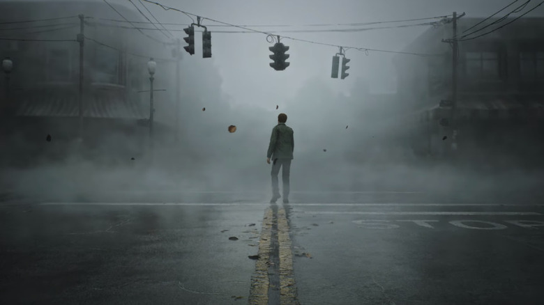 James Sunderland walks into the misty streets of Silent Hill