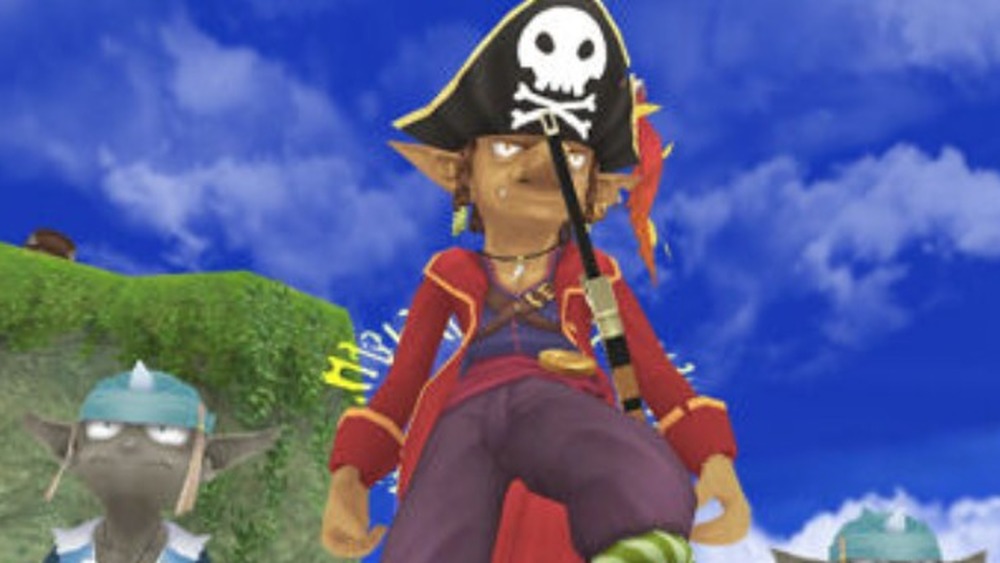 Pirate on hill