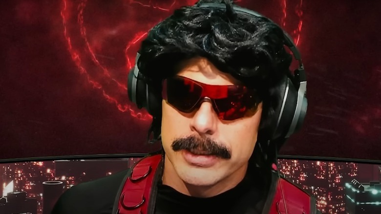 Doctor Disrespect looking down