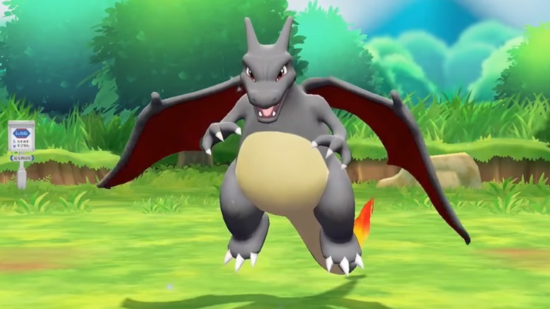 Shiny Charizard flying