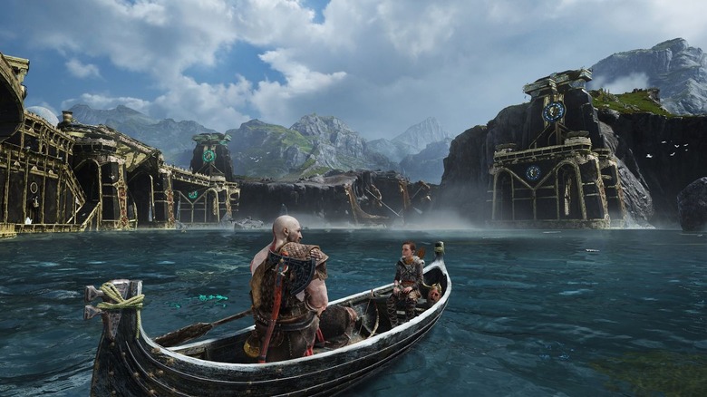 God of War Kratos Boat