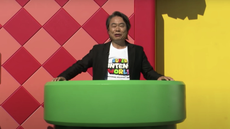 Shigeru Miyamoto at Universal Japan