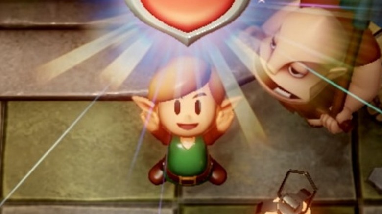 Link obtains heart container