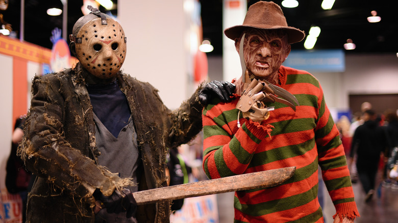 Freddy and Jason cosplay convention