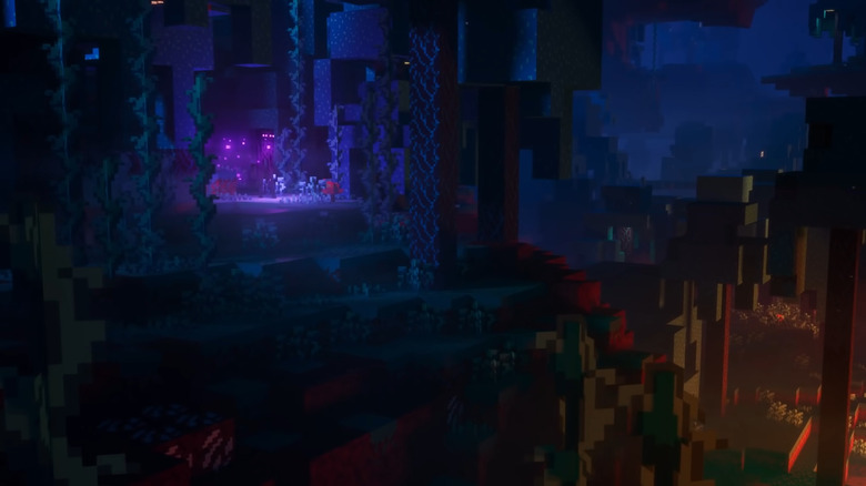 Enderman in Nether biome