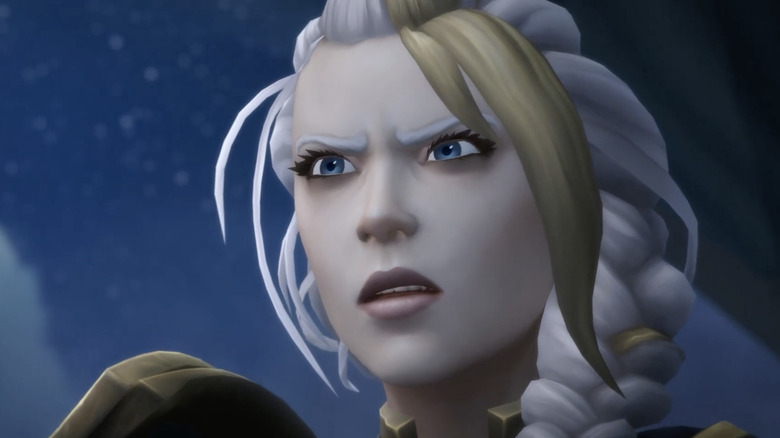 World of Warcraft Jaina Proudmoore Angry Scowl