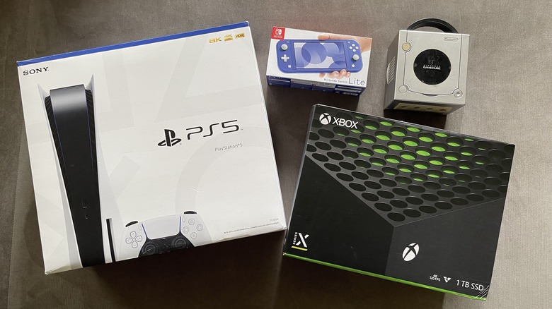 Consoles for giveaway