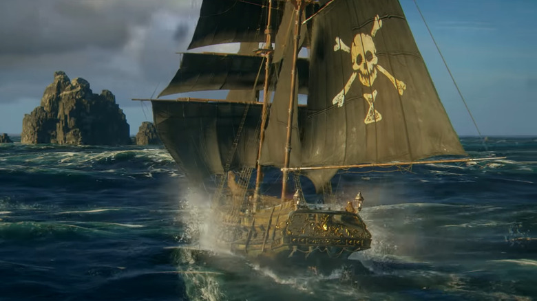 Skull and Bones pirate ship