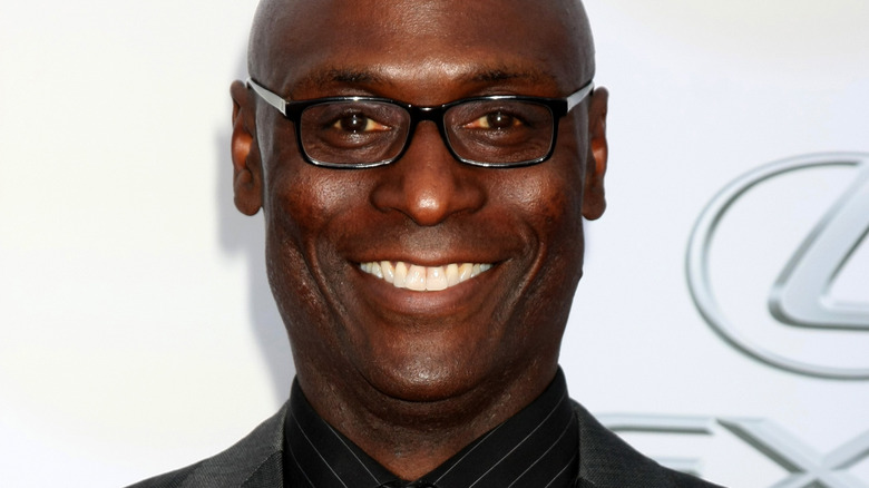 Lance Reddick smiling