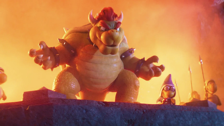 Bowser and troops battlefield