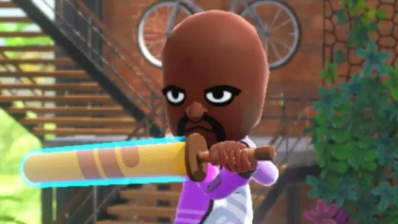 Matts secret appearance in Nintendo Switch Sports sword game mode