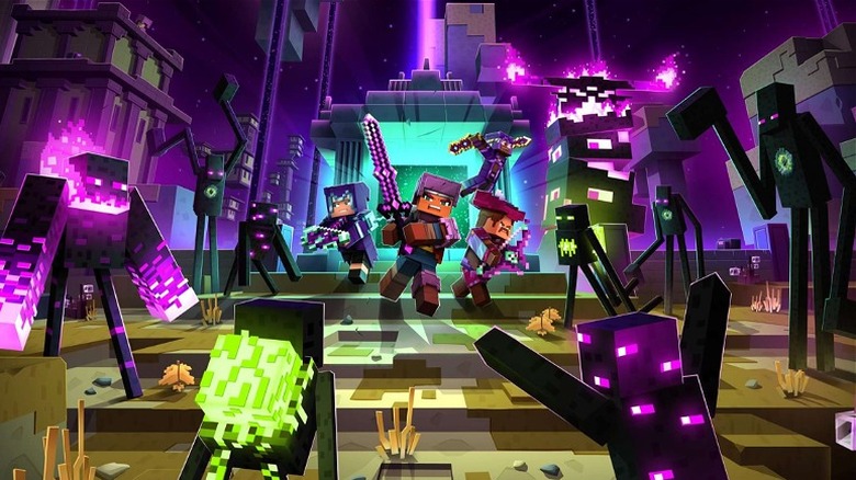 Minecraft Dungeons crawlers battle against villains in the Nether