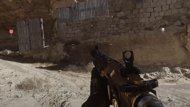 Gun with scope in Call of Duty: Modern Warfare 2