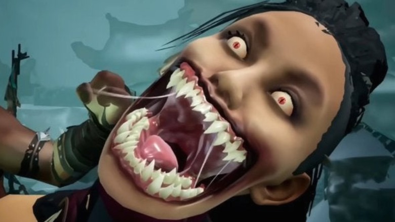 Mileena punched on Switch