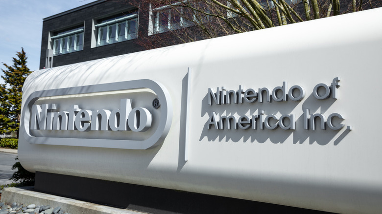 Nintendo of America sign