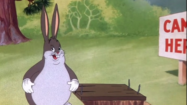 Bugs Bunny imitating Elmer Fudd Big Chungus