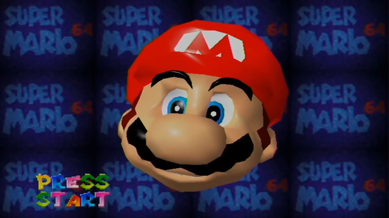 Mario 64 mario head