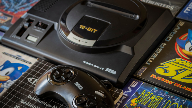 Sega Genesis with controller