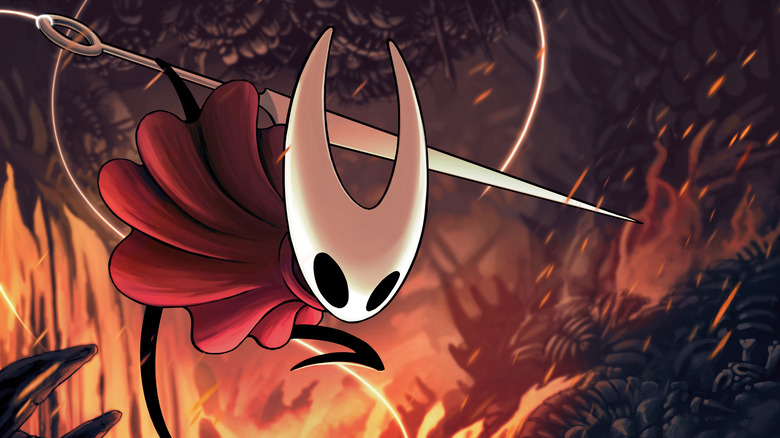 Hollow Knight Hornet in action art