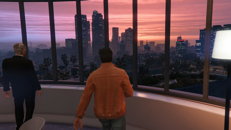 GTA online player in penthouse