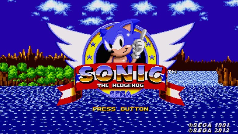 Sonic the Hedgehog title screen