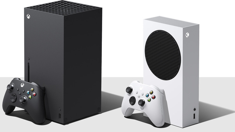 A stock photo of the Xbox Series X and Xbox Series S