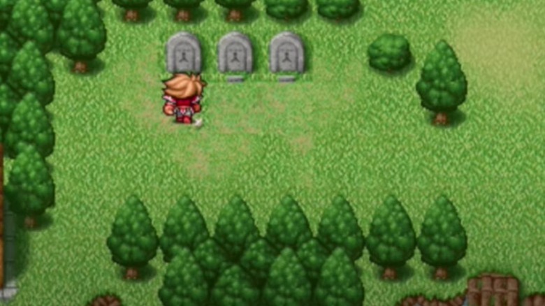 Link's grave in Final Fantasy