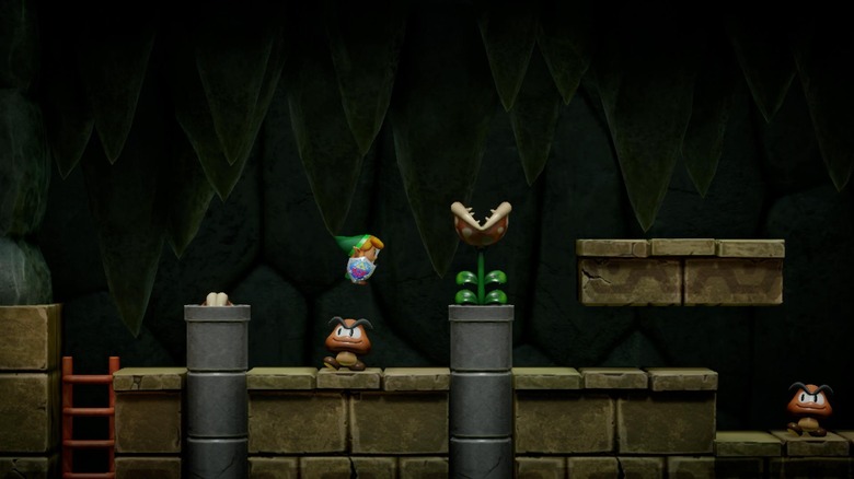Link's Awakening Goomba stomp