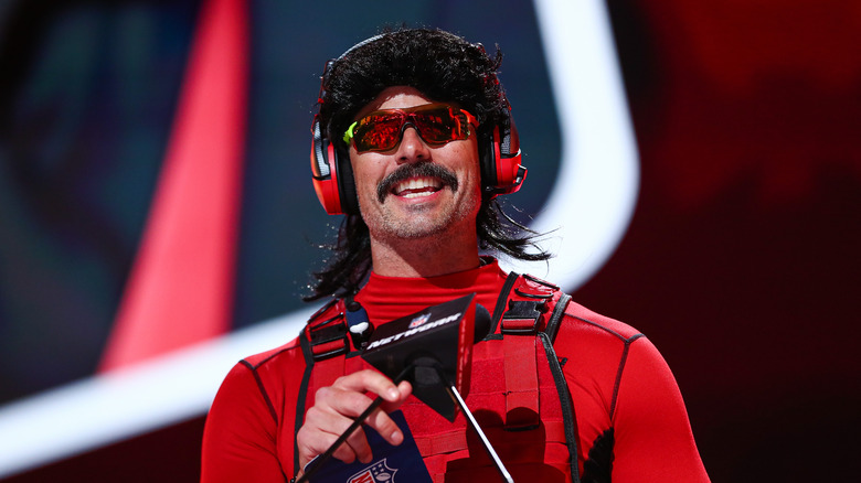 Dr Disrespect smiling at event