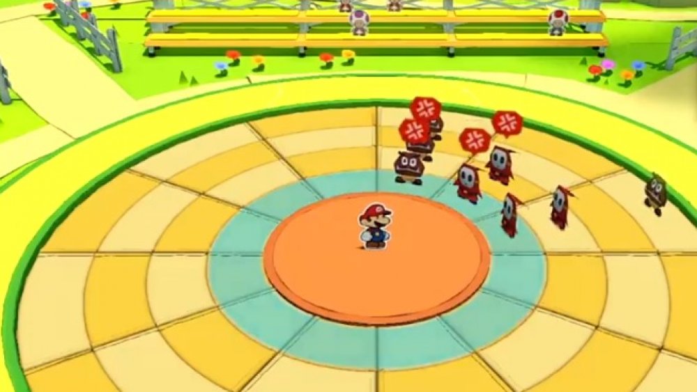Battle system in Paper Mario: The Origami King