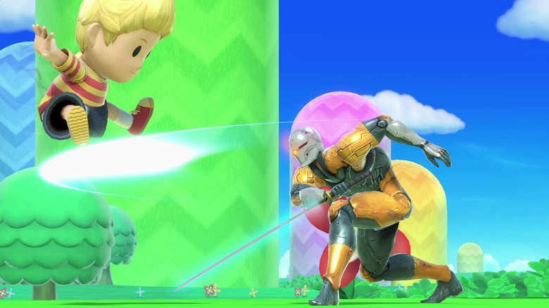 Super Smash Bros. Ultimate Lucas jumping