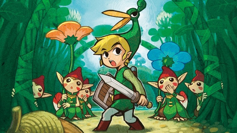 Minish Cap box art Link